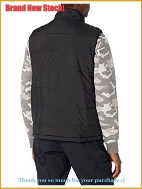 Mid-Weight Puffer Vest, Regular Fit, Polyester Taffeta
